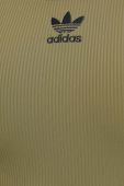 Суцільний купальник adidas Originals Adicolor колір зелений м'яка чашечка IC2249-FOCOLI/BLA Суцільний купальник adidas Originals Adicolor колір зелений м'яка чашечка IC2249-FOCOLI/BLA