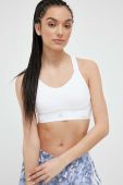 Спортивний бюстгальтер adidas Performance FastImpact Luxe колір білий однотонний