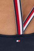 Суцільний купальник Tommy Hilfiger колір синій злегка ущільнена чашечка Суцільний купальник Tommy Hilfiger колір синій злегка ущільнена чашечка