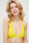 Купальний бюстгальтер Tommy Hilfiger колір жовтий злегка ущільнена чашечка Купальний бюстгальтер Tommy Hilfiger колір жовтий злегка ущільнена чашечка