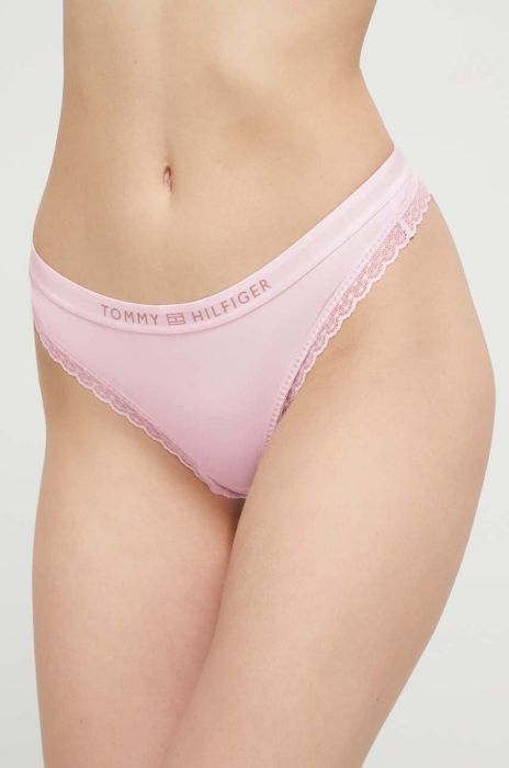 Бразиліани Tommy Hilfiger колір рожевий