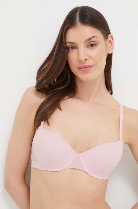 Бюстгальтер Tommy Hilfiger колір рожевий однотонний (3260625) Бюстгальтер Tommy Hilfiger колір рожевий однотонний (3260625)