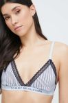 Бюстгальтер Tommy Hilfiger візерунок колір блакитний Бюстгальтер Tommy Hilfiger візерунок колір блакитний