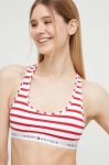 Бюстгальтер Tommy Hilfiger колір червоний візерунок Бюстгальтер Tommy Hilfiger колір червоний візерунок