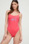 Суцільний купальник Tommy Jeans колір рожевий м'яка чашечка (3115750) Суцільний купальник Tommy Jeans колір рожевий м'яка чашечка (3115750)