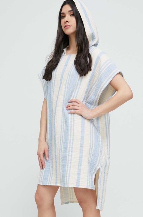 Бавовняне пляжне покривало Protest колір бежевий