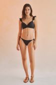 Купальний бюстгальтер women'secret BAMBOO колір чорний злегка ущільнена чашечка 6485408 Купальний бюстгальтер women'secret BAMBOO колір чорний злегка ущільнена чашечка 6485408