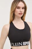 Бюстгальтер PLEIN SPORT колір чорний однотонний Бюстгальтер PLEIN SPORT колір чорний однотонний