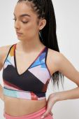 Спортивний бюстгальтер Casall візерунок колір барвистий Спортивний бюстгальтер Casall візерунок колір барвистий