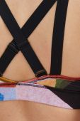 Спортивний бюстгальтер Casall візерунок колір барвистий Спортивний бюстгальтер Casall візерунок колір барвистий