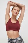 Спортивний бюстгальтер Casall колір бордовий однотонний