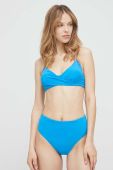 Купальний бюстгальтер 4F злегка ущільнена чашечка колір блакитний Купальний бюстгальтер 4F злегка ущільнена чашечка колір блакитний