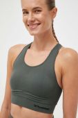 Спортивний бюстгальтер Hummel Tif колір зелений однотонний (3480064)
