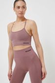 Спортивний бюстгальтер Hummel Tiffy колір рожевий однотонний Спортивний бюстгальтер Hummel Tiffy колір рожевий однотонний
