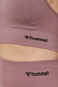 Спортивний бюстгальтер Hummel Tiffy колір рожевий однотонний Спортивний бюстгальтер Hummel Tiffy колір рожевий однотонний