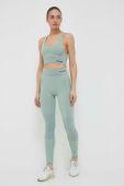 Спортивний бюстгальтер Hummel Clea колір зелений однотонний