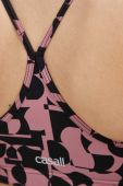 Спортивний бюстгальтер Casall колір рожевий візерунок (3190529)