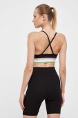 Спортивний бюстгальтер P.E Nation Half Volley колір чорний візерунок (3352862)