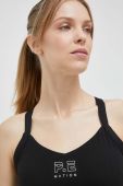 Спортивний бюстгальтер P.E Nation Recharge колір чорний Спортивний бюстгальтер P.E Nation Recharge колір чорний