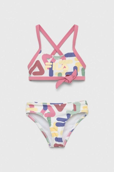 Роздільний дитячий купальник Fila колір барвистий Роздільний дитячий купальник Fila колір барвистий