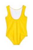 Суцільний дитячий купальник Mini Rodini колір жовтий