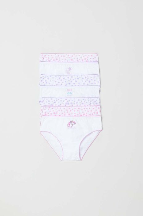 Дитячі бавовняні трусики OVS 7-pack колір барвистий (3042769) Дитячі бавовняні трусики OVS 7-pack колір барвистий (3042769)