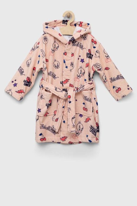 Дитячий бавовняний халат OVS колір рожевий (3175286)