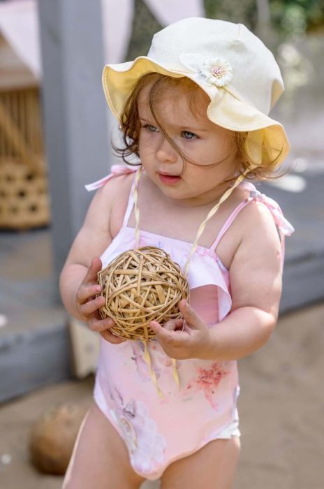 Суцільний дитячий купальник Jamiks Pinky колір помаранчевий Суцільний дитячий купальник Jamiks Pinky колір помаранчевий