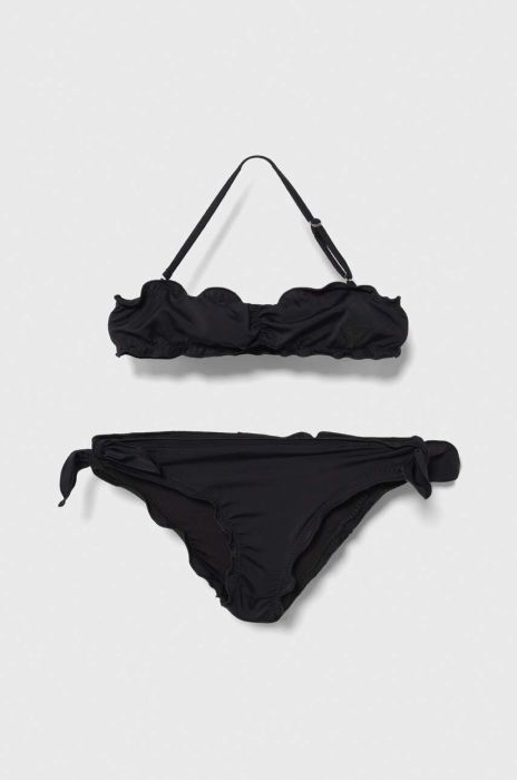 Роздільний дитячий купальник Guess колір чорний Роздільний дитячий купальник Guess колір чорний