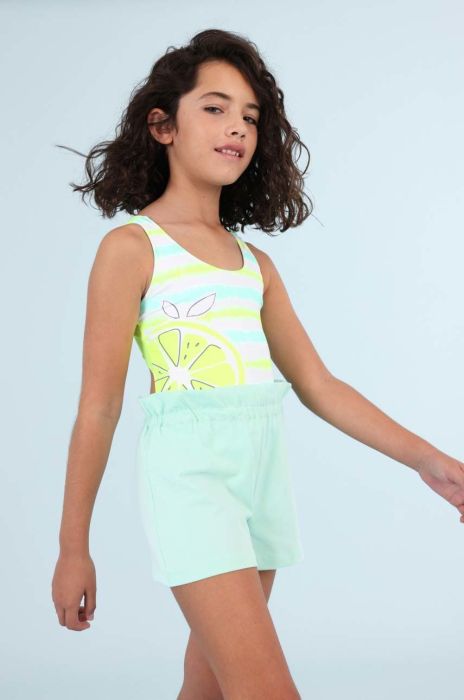 Суцільний дитячий купальник Mayoral колір зелений Суцільний дитячий купальник Mayoral колір зелений