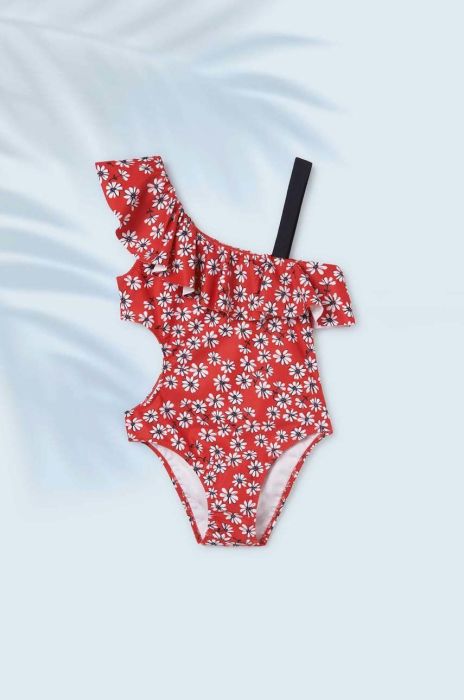 Суцільний дитячий купальник Mayoral колір червоний (2960425) Суцільний дитячий купальник Mayoral колір червоний (2960425)