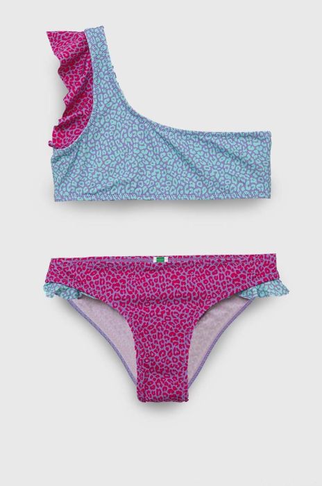 Роздільний дитячий купальник United Colors of Benetton колір фіолетовий (3282302) Роздільний дитячий купальник United Colors of Benetton колір фіолетовий (3282302)