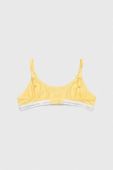 Дитячий бюстгальтер United Colors of Benetton 2-pack колір жовтий Дитячий бюстгальтер United Colors of Benetton 2-pack колір жовтий