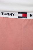 Дитяча бавовняна піжама Tommy Hilfiger колір рожевий з аплікацією Дитяча бавовняна піжама Tommy Hilfiger колір рожевий з аплікацією