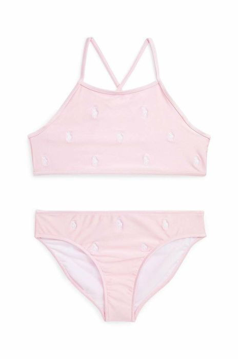 Роздільний дитячий купальник Polo Ralph Lauren колір рожевий Роздільний дитячий купальник Polo Ralph Lauren колір рожевий