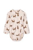 Суцільний дитячий купальник Liewood колір бежевий (3150232)