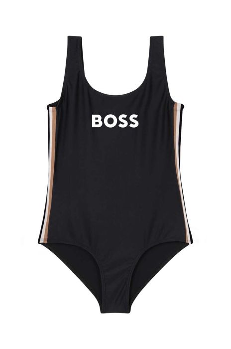 Суцільний дитячий купальник BOSS колір чорний (3204634) Суцільний дитячий купальник BOSS колір чорний (3204634)