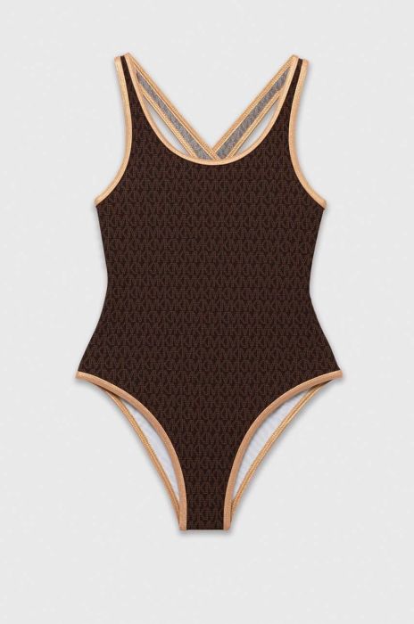 Суцільний дитячий купальник Michael Kors колір коричневий (3254194)