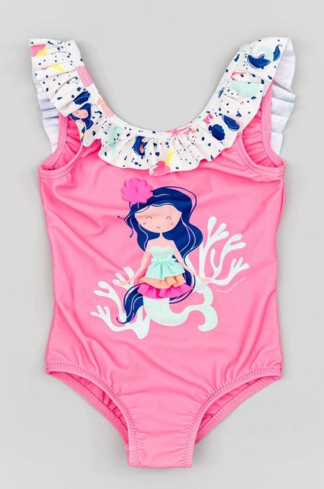 Суцільний дитячий купальник zippy колір рожевий (3158372) Суцільний дитячий купальник zippy колір рожевий (3158372)