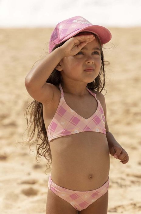 Роздільний дитячий купальник Roxy колір рожевий (3102949) Роздільний дитячий купальник Roxy колір рожевий (3102949)