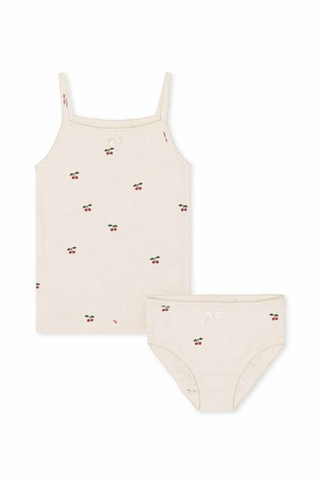 Дитячий бавовняний комплект Konges Sl?jd колір рожевий (3012930) Дитячий бавовняний комплект Konges Sl?jd колір рожевий (3012930)