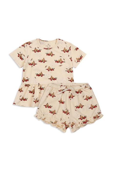 Дитяча піжама Konges Sl?jd колір бежевий візерунок (3260802) Дитяча піжама Konges Sl?jd колір бежевий візерунок (3260802)