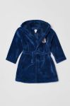 Дитячий бавовняний халат OVS колір блакитний