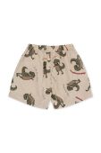 Дитячі піжамні шорти Konges Sl?jd колір бежевий візерунок Дитячі піжамні шорти Konges Sl?jd колір бежевий візерунок