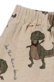 Дитячі піжамні шорти Konges Sl?jd колір бежевий візерунок Дитячі піжамні шорти Konges Sl?jd колір бежевий візерунок