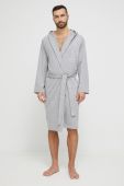 Бавовняний халат BOSS колір сірий (3010283) Бавовняний халат BOSS колір сірий (3010283)