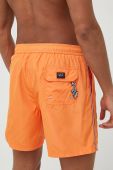 Купальні шорти Paul&Shark колір помаранчевий Купальні шорти Paul&Shark колір помаранчевий