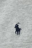 Бавовняна піжамна футболка Polo Ralph Lauren колір сірий з принтом Бавовняна піжамна футболка Polo Ralph Lauren колір сірий з принтом