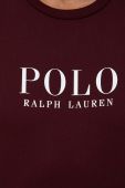 Бавовняна піжамна футболка Polo Ralph Lauren колір бордовий з принтом (3377206) Бавовняна піжамна футболка Polo Ralph Lauren колір бордовий з принтом (3377206)