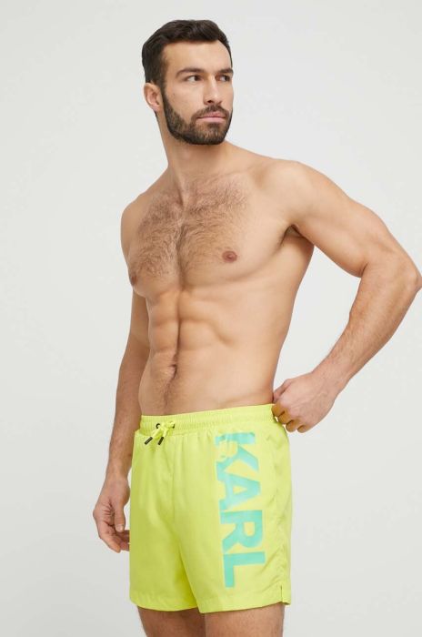 Купальні шорти Karl Lagerfeld колір зелений (3102187) Купальні шорти Karl Lagerfeld колір зелений (3102187)